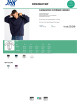 JHK Bluza dresowa męska KANGOROO OVERSIZE GM - Grey Melange