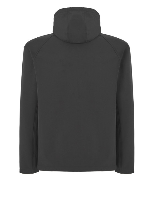 Kurtka męska JHK SOFTSHELL HOOD BK czarna - P&M