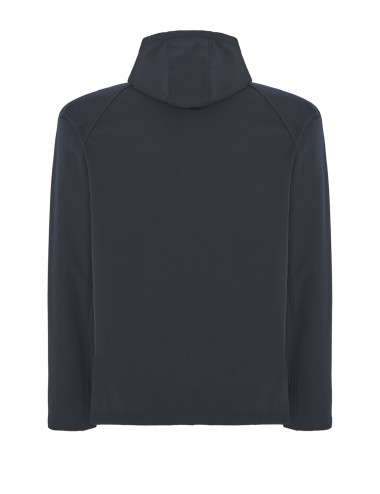 JHK Herren-Softshelljacke SOFTSHELL HOOD NY - Marineblau
