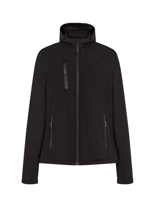 Kurtka damska JHK SOFTSHELL LADY BK czarna - P&M