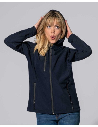 JHK Women's softshell jacket SOFTSHELL LADY NY - Navy