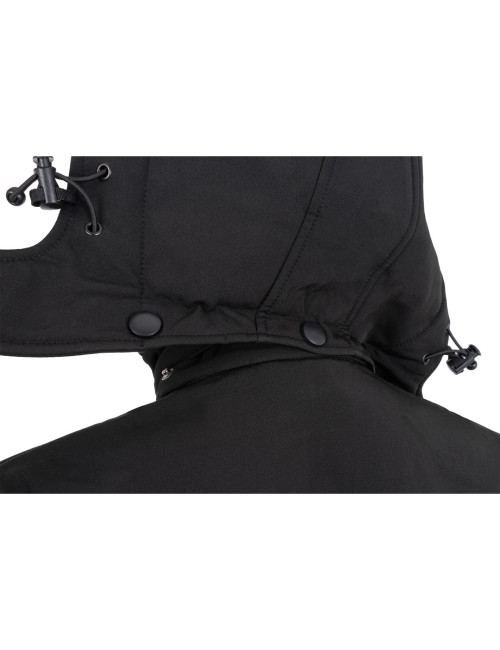 JHK Men's softshell jacket SOFTSHELL HOOD MOONTEX KING BK - Black