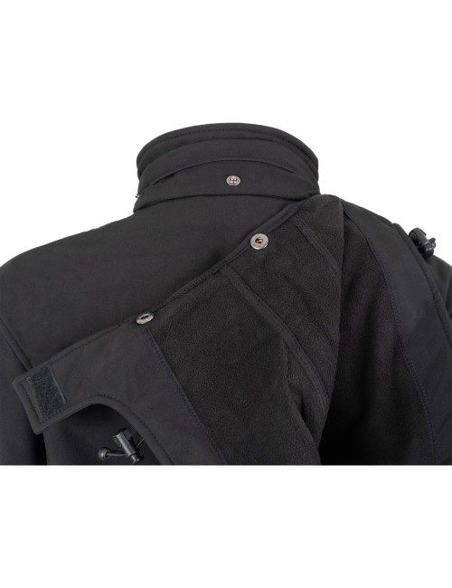 JHK Men's softshell jacket SOFTSHELL HOOD MOONTEX KING BK - Black