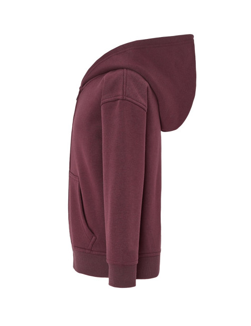 JHK Kinder-Sweatshirt mit Kapuze - Burgunderrot