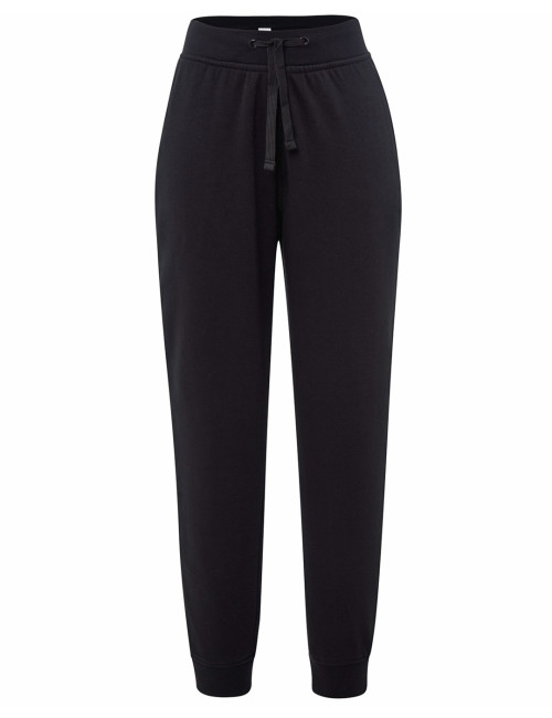 Spodnie dresowe JHK PANTS CUFF FRENCH TERRY czarne - P&M