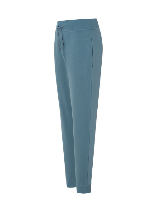 JHK Spodnie dresowe męskie SWEATS PANTS CUFF MAN TE - Teal