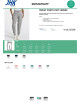 JHK Spodnie dresowe męskie SWEATS PANTS CUFF MAN TE - Teal