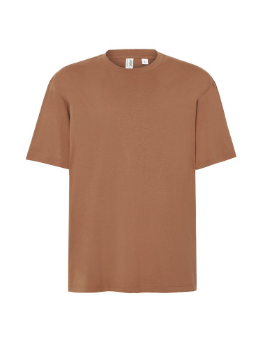 JHK Koszulka męska TSUA OVER SIZE MM - Mocha Mousse