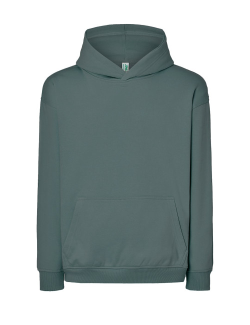 JHK Men's KANGOROO OVERSIZE TE Sweatshirt - Teal