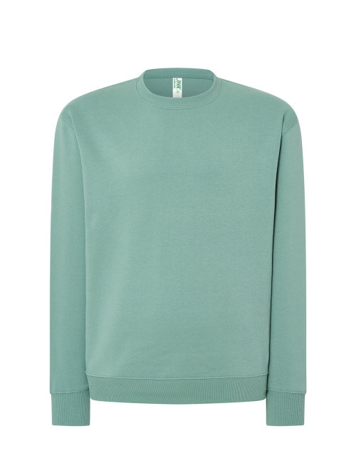JHK Bluza dresowa męska SWRA 290 SWEATSHIRTMO - MOSS GREEN