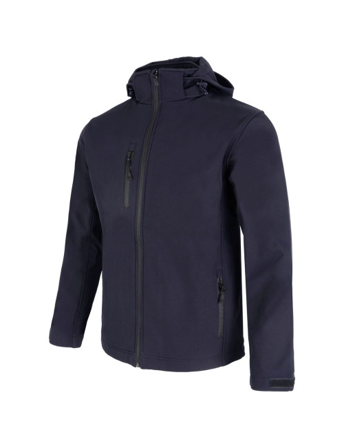 JHK Men's softshell jacket SOFTSHELL HOOD MOONTEX KING NY - Navy