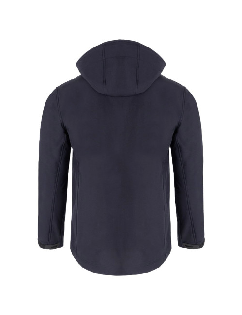 JHK Men's softshell jacket SOFTSHELL HOOD MOONTEX KING NY - Navy