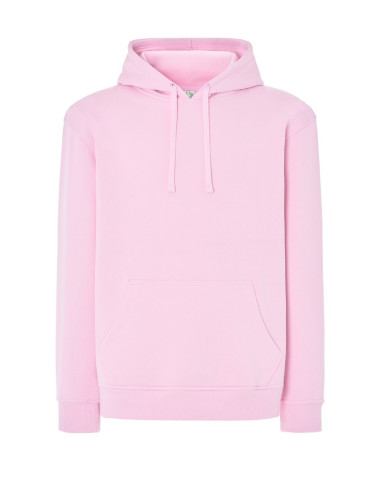 JHK Bluza dresowa męska SWRA KNG KANGAROO ML - Mauve Light
