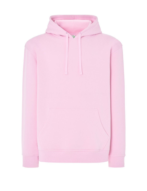 JHK Bluza dresowa męska SWRA KNG KANGAROO ML - Mauve Light
