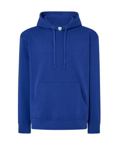 JHK Bluza dresowa męska SWRA KNG KANGAROO KB - KLEIN BLUE