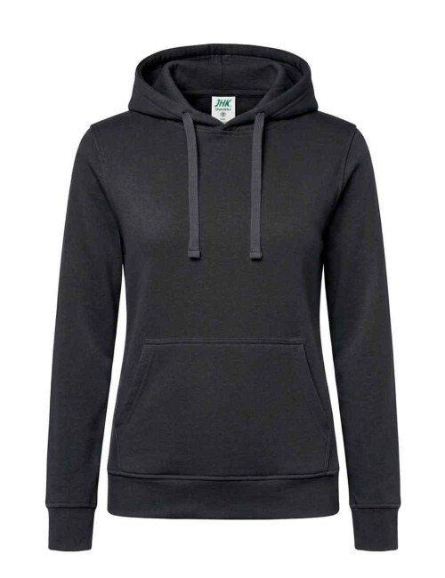 JHK Bluza dresowa damska SWUL KNG KANGAROO LADYCHC - Charcoal