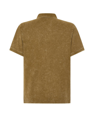 JHK Herren-Poloshirt POLO PORA 210OCW – Ockerwaschung