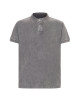 JHK POLO PORA 210DGW Herren-Poloshirt – Dunkelgraue Waschung