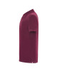 JHK Koszulka polo męska POLO PORA 210BUW - Burgundy Wash