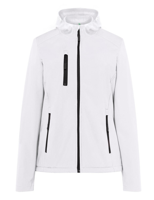 JHK Kurtka softshell damski SOFTSHELL LADY WH White