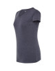 JHK Women's T-shirt TSRL CMFP LADY COMFORT V-NECK DNH - Denim Heather