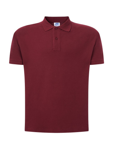 JHK Koszulka polo męska POLO PORA 210 WK BU - Burgundy