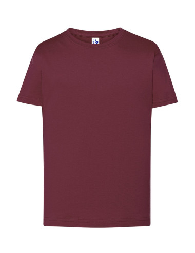 JHK Koszulka dziecięca JHK TSRK 190 PREMIUM KID BU - Burgundy