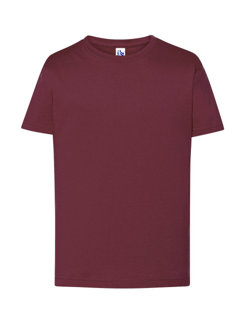 JHK Koszulka dziecięca JHK TSRK 190 PREMIUM KID BU - Burgundy