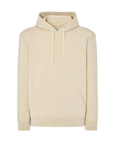 JHK Bluza dresowa męska KANGAROO 320 SWEATSHIRT BT-Buttercream