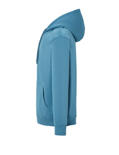 JHK Bluza dresowa męska KANGAROO 320 SWEATSHIRT PB - Petrol Blue
