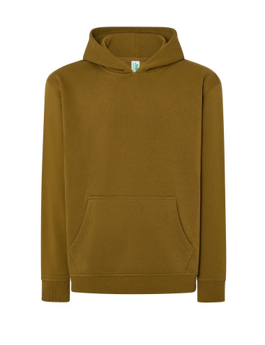 JHK Bluza dresowa męska KANGAROO 320 SWEATSHIRT OC - OCHER