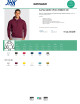 JHK Bluza dresowa męska KANGAROO 320 SWEATSHIRT OC - OCHER