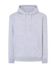 JHK Bluza dresowa męska KANGAROO 320 SWEATSHIRT AS - Ash Melange