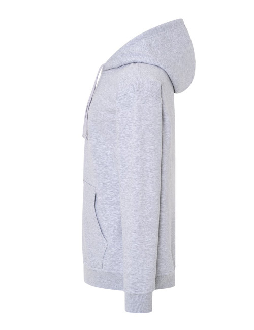 JHK Bluza dresowa męska KANGAROO 320 SWEATSHIRT AS - Ash Melange