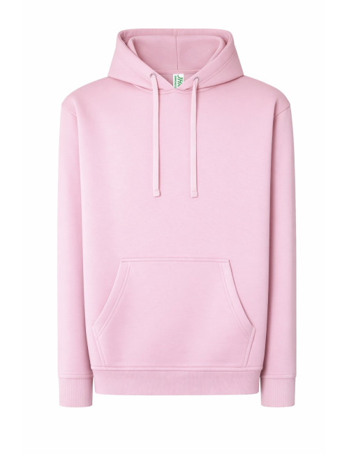 JHK Bluza dresowa męska KANGAROO 320 SWEATSHIRT PK - Pink