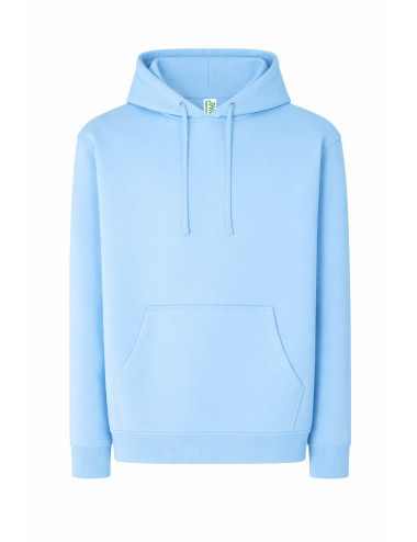 JHK Bluza dresowa męska KANGAROO 320 SWEATSHIRT SK - Sky Blue