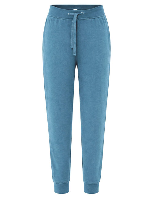 JHK PANTS CUFF FRENCH TERRY PB - Petrol Blue