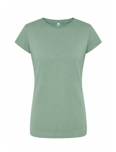 JHK Koszulka damska JHK TSRL PRM LADY PREMIUM MO - MOSS GREEN