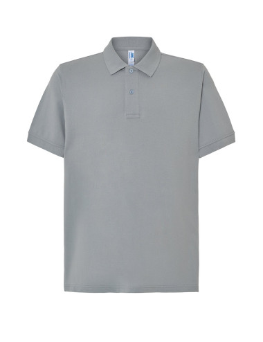 JHK POLO PORA 210SL Men's Polo Shirt - Silver