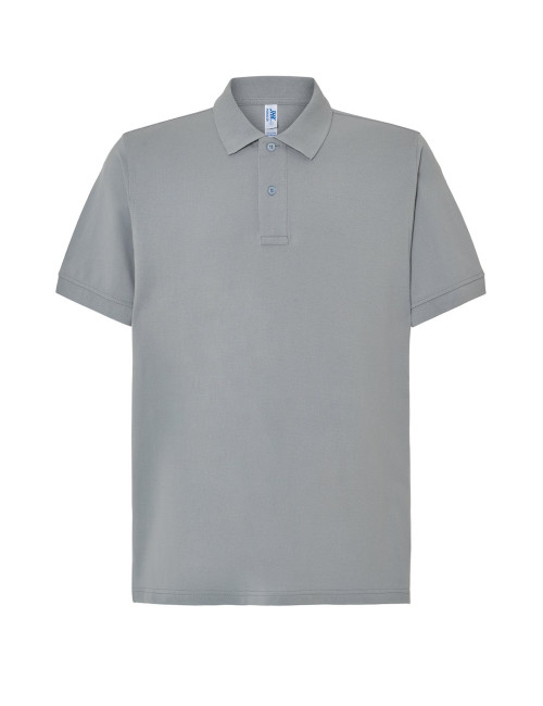 JHK POLO PORA 210SL Men's Polo Shirt - Silver