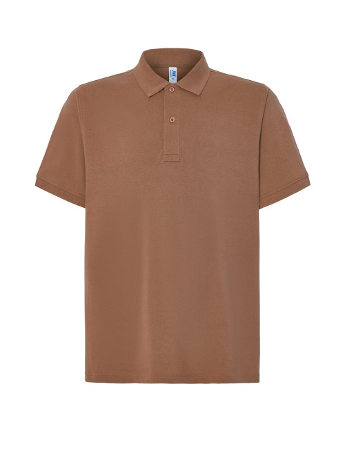 JHK Herren-Poloshirt POLO PORA 210MM – Mokka-Mousse