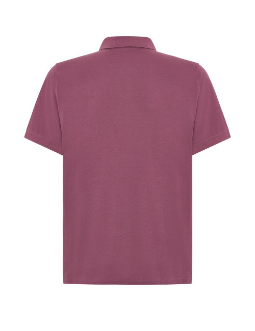 JHK PORA 240 DP Herren-Poloshirt – Staubiges Lila