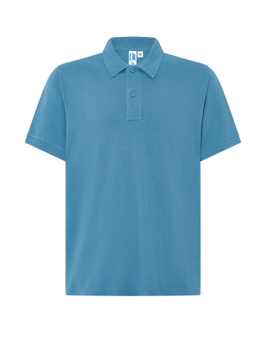 JHK PORA 240 PB Herren-Poloshirt – Petrolblau