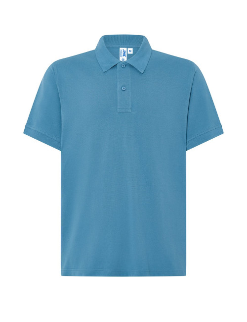 JHK PORA 240 PB Herren-Poloshirt – Petrolblau