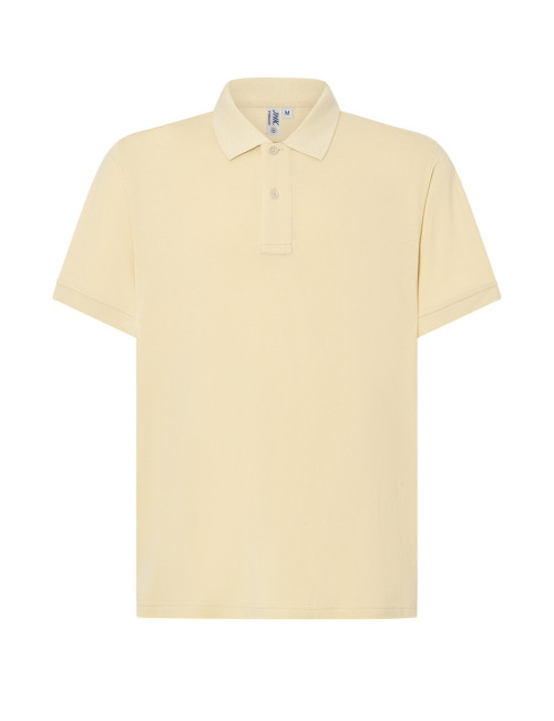 JHK Herren-Polo-Shirt PORA 240 BT-Buttercreme