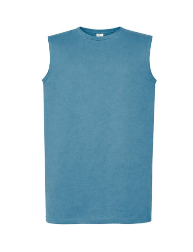 JHK Men's T-shirt TSUA TNK URBAN TANK TOP MAN PB - Petrol Blue