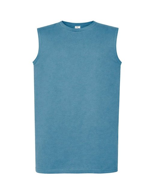 JHK Men's T-shirt TSUA TNK URBAN TANK TOP MAN PB - Petrol Blue