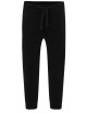 JHK Kinderhose mit Bündchen aus French Terry, Schwarz