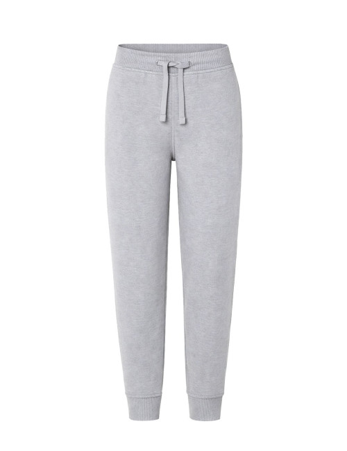 JHK Herren-Jogginghose mit Bündchen, Herren-SL-Modell, Silber