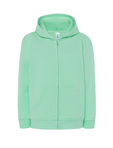 JHK Bluza dresowa dziecięca KID HOODED MG - Mint Green